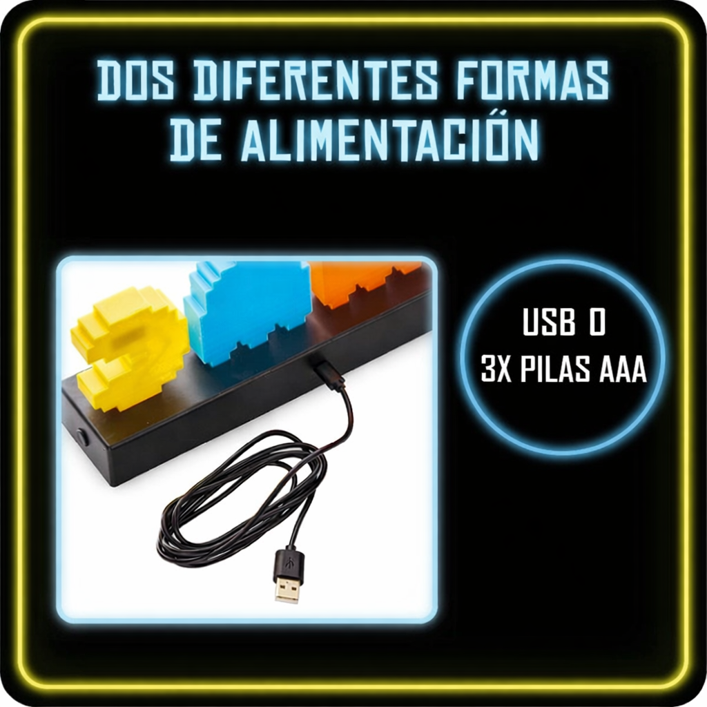 LÁMPARA LED PAC-MAN RETRO GAMER