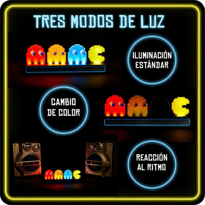LÁMPARA LED PAC-MAN RETRO GAMER